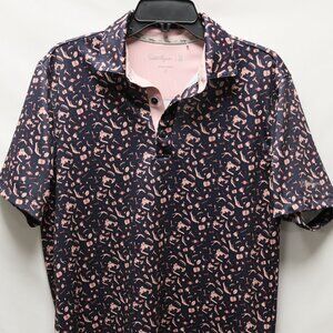 Walter Hagan Novelty Print Golf Shirt Mens Sz S